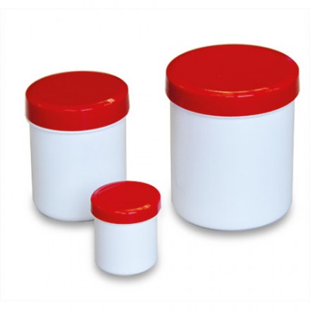 Salbenkruken weiß mit rotem Deckel 10 g von Caesar & Loretz GmbH