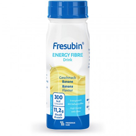 Fresubin Energy FIBRE Drink Banane (4 x 200 ml) von Fresenius Kabi Deutschland GmbH