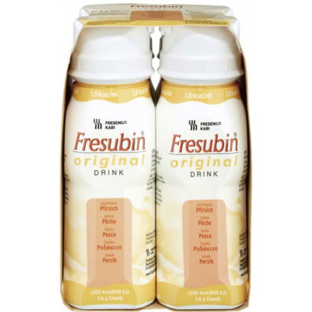 Fresubin Original Drink Pfirsich 4 x 200 mL von Fresenius Kabi Deutschland GmbH
