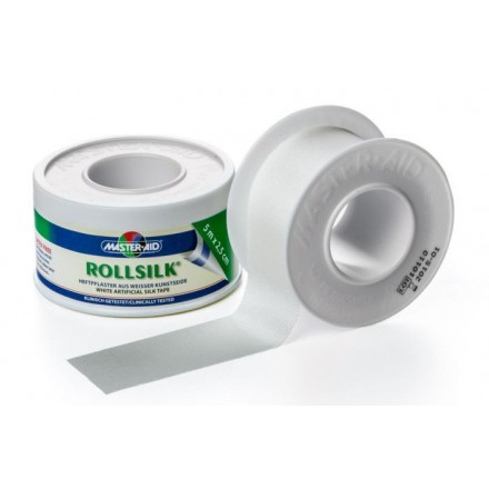 ROLLSILK® Heftpflaster Rolle, Seide, 2,5 cm x 5 m, 1 St. von Trusetal Verbandstoffwerk GmbH