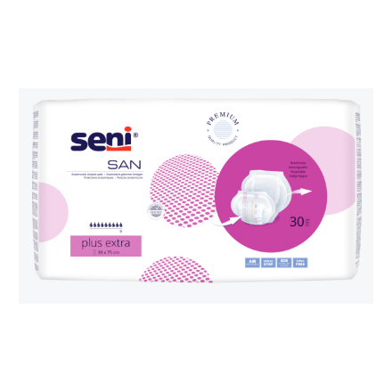 Seni San Plus Extra Inkontinenzvorlagen von TZMO Deutschland GmbH
